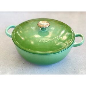 Le Creuset Rosemary Green Marmite 22 Pot Pan Enamel
